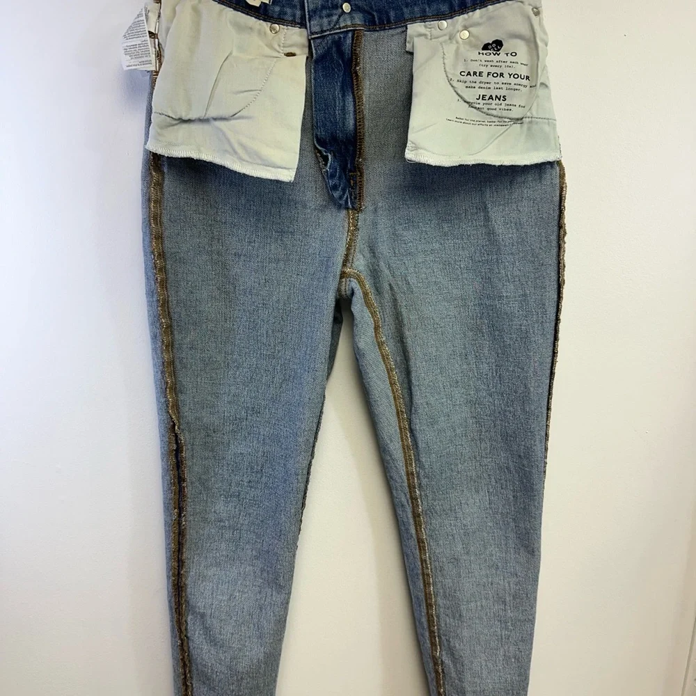 MADEWELL Do Well The High-Rise Slim Boyjean in Lavern Wash Size 26